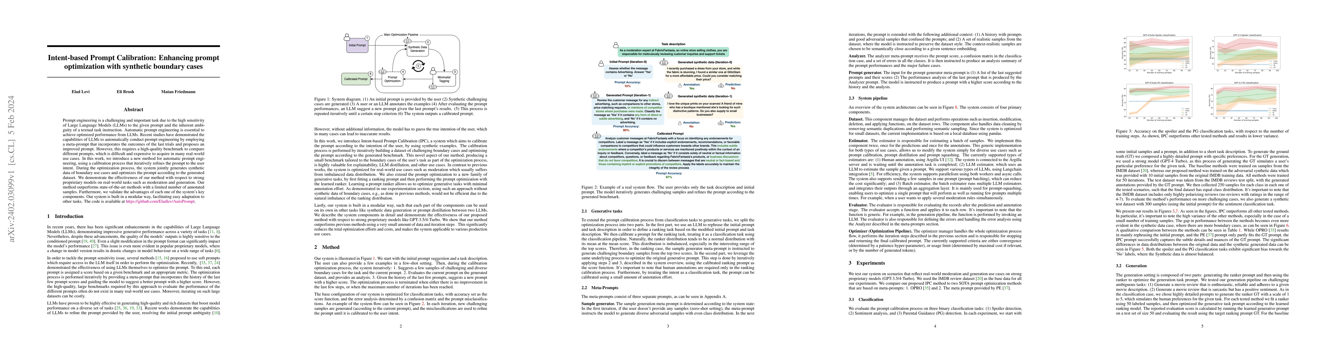 Thumbnail for Intent-based Prompt Calibration: Enhancing prompt optimization with
  synthetic boundary cases