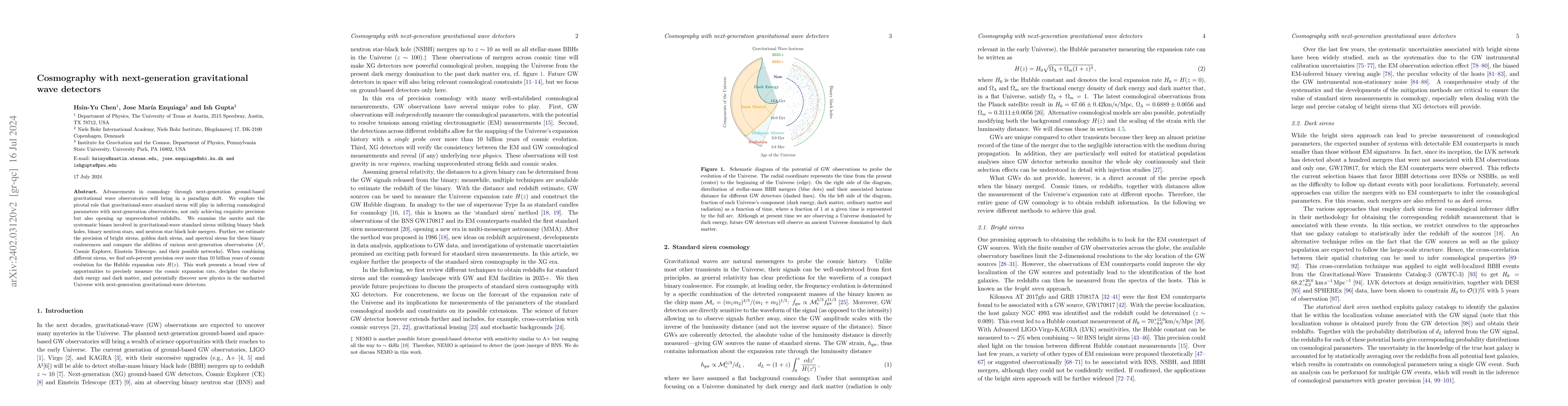 Thumbnail for Cosmography with next-generation gravitational wave detectors