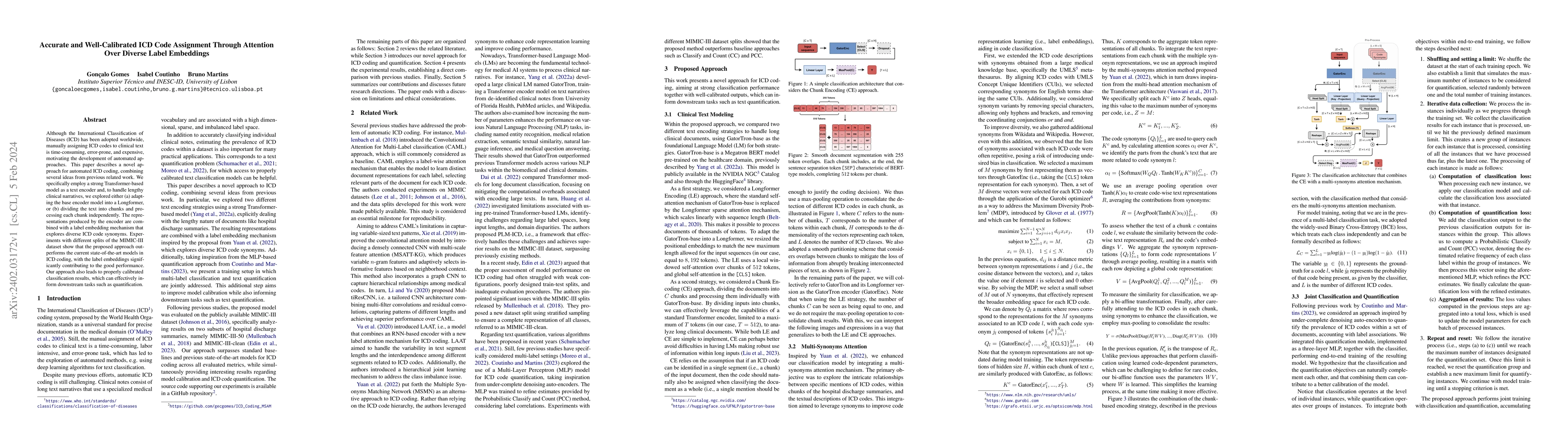 Thumbnail for Accurate and Well-Calibrated ICD Code Assignment Through Attention Over
  Diverse Label Embeddings