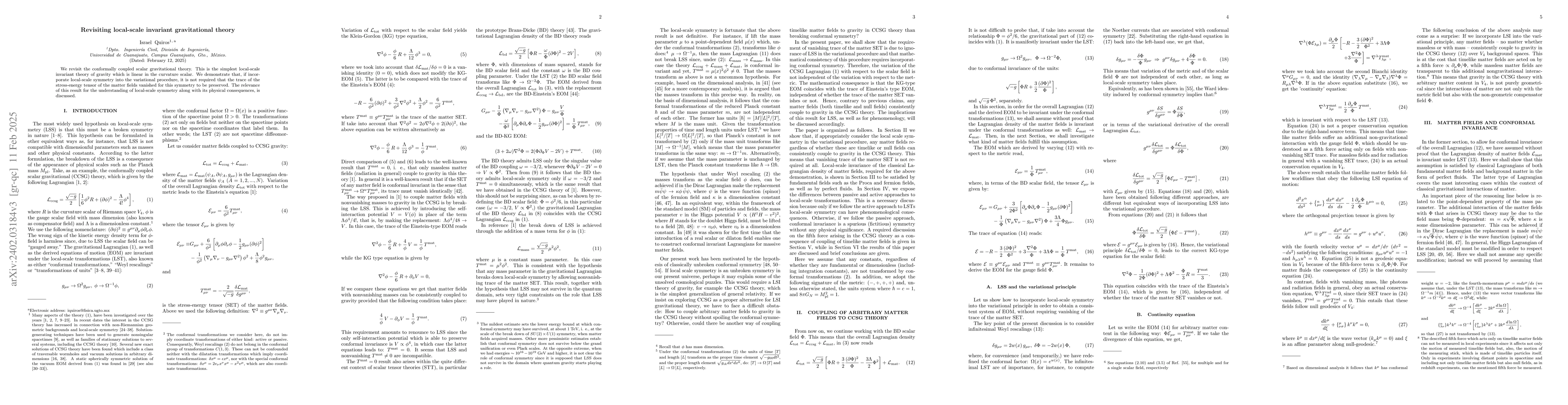 Thumbnail for A theorem on local scale invariance