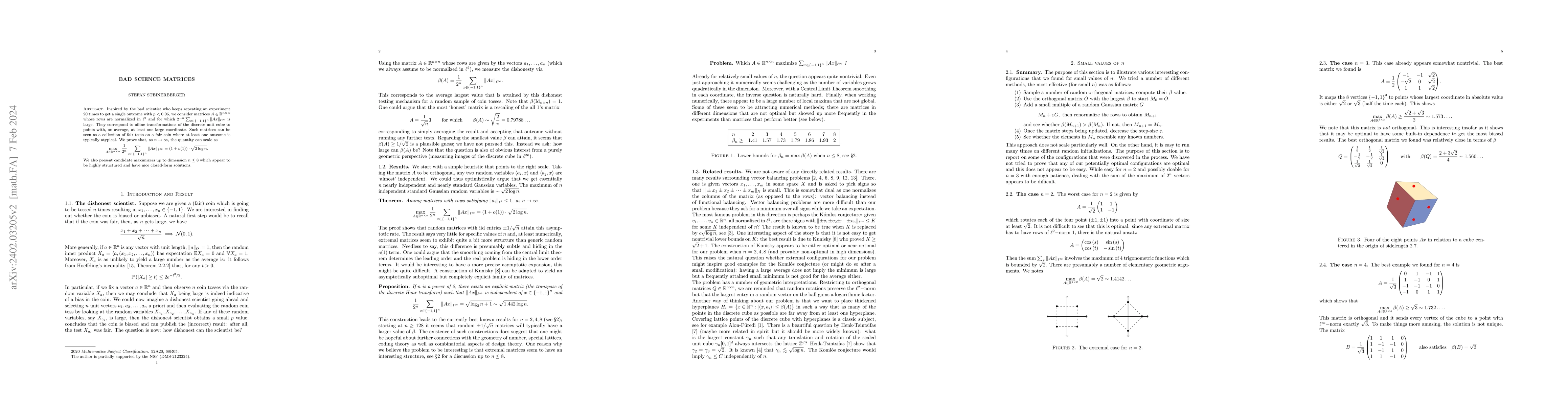 Thumbnail for Bad Science Matrices