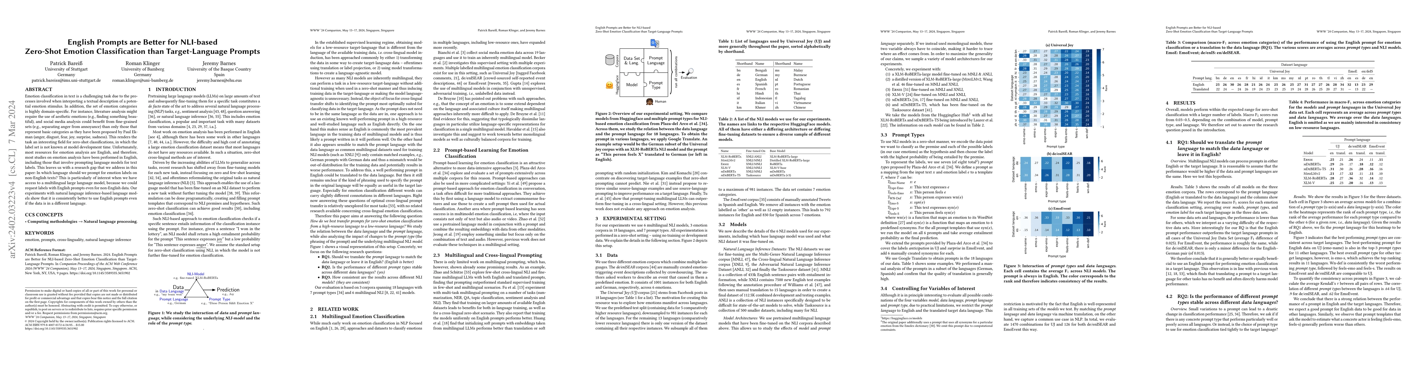 Thumbnail for English Prompts are Better for NLI-based Zero-Shot Emotion
  Classification than Target-Language Prompts