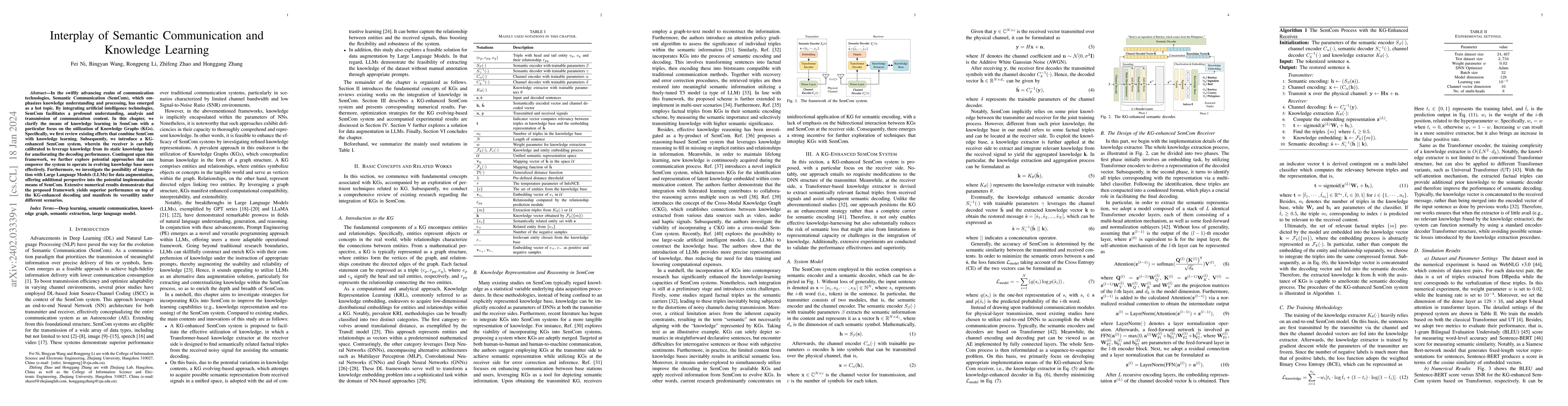 Thumbnail for Interplay of Semantic Communication and Knowledge Learning