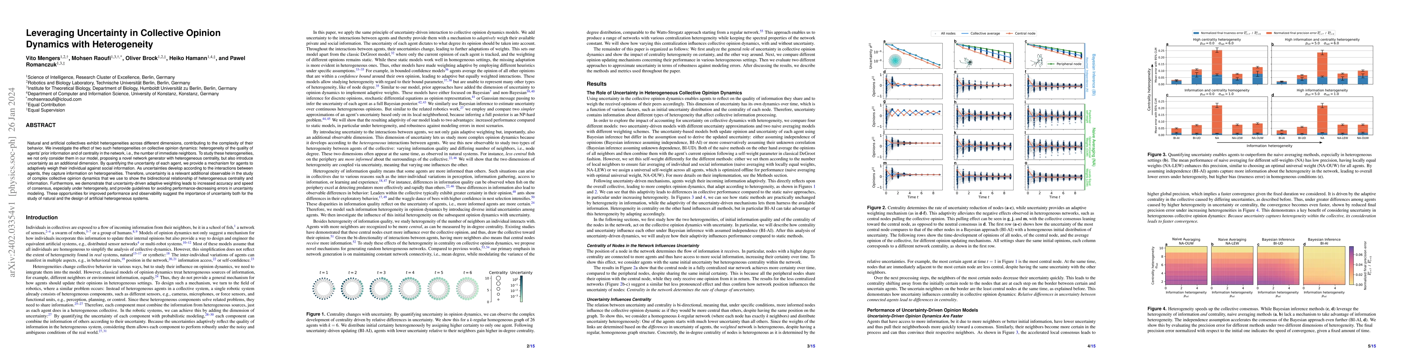 Thumbnail for Leveraging Uncertainty in Collective Opinion Dynamics with Heterogeneity