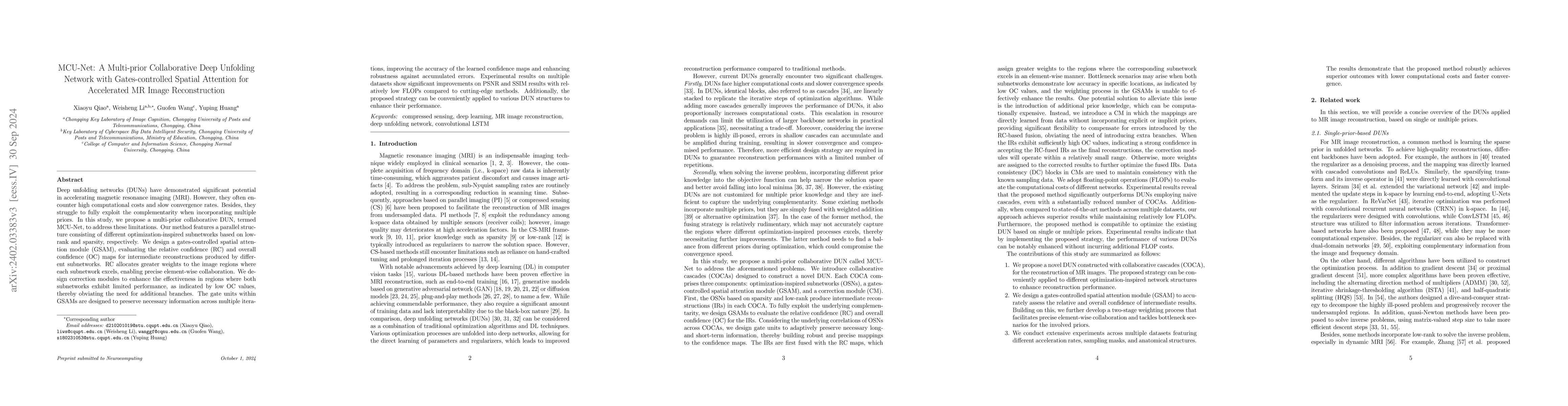 Thumbnail for A Collaborative Model-driven Network for MRI Reconstruction