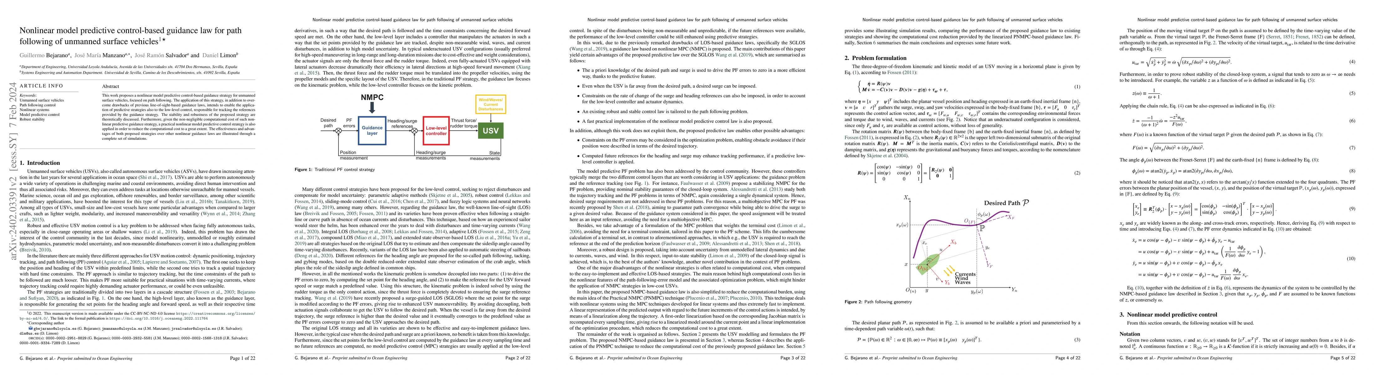 Thumbnail for Nonlinear model predictive control-based guidance law for path following
  of unmanned surface vehicles