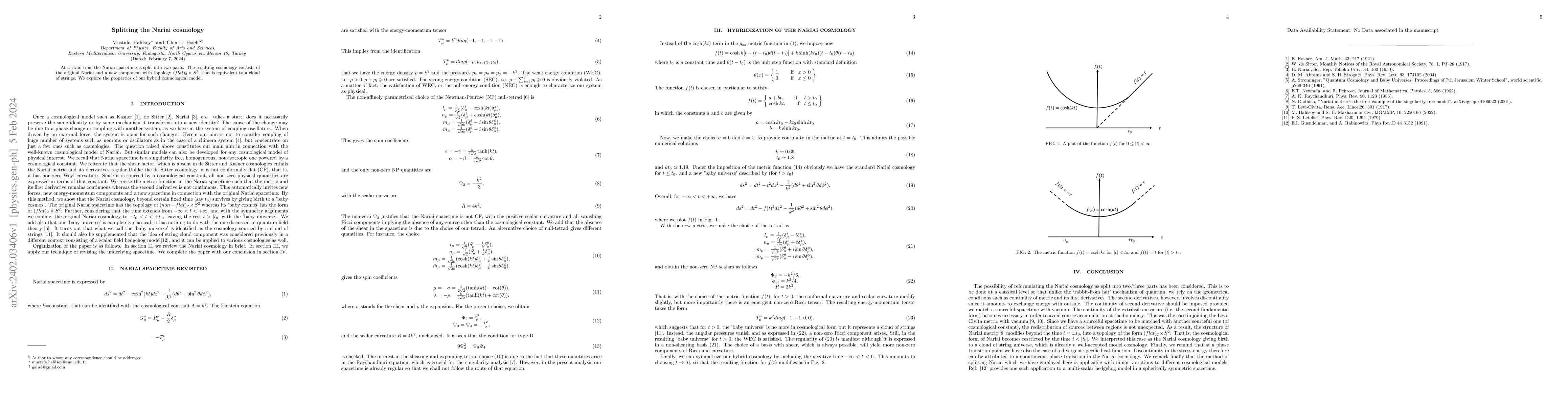Thumbnail for Splitting the Nariai cosmology