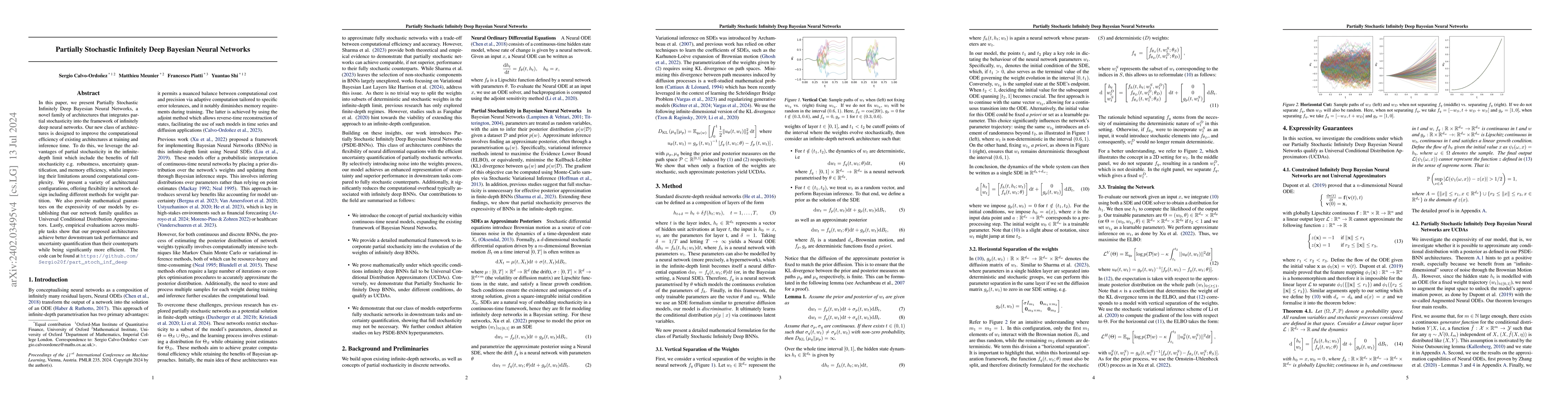 Thumbnail for Partially Stochastic Infinitely Deep Bayesian Neural Networks