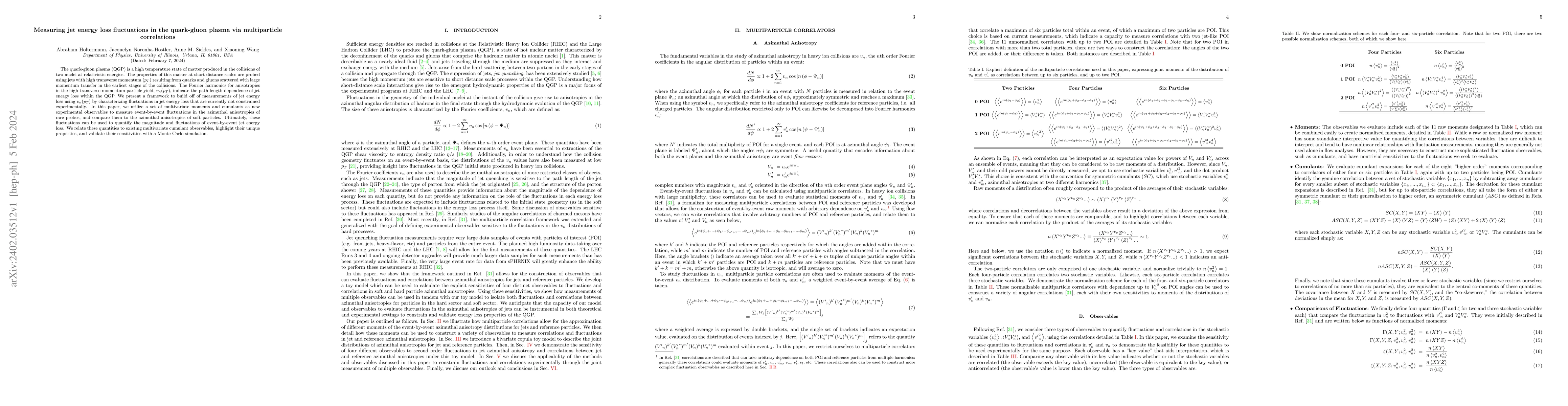 Thumbnail for Measuring jet energy loss fluctuations in the quark-gluon plasma via
  multiparticle correlations