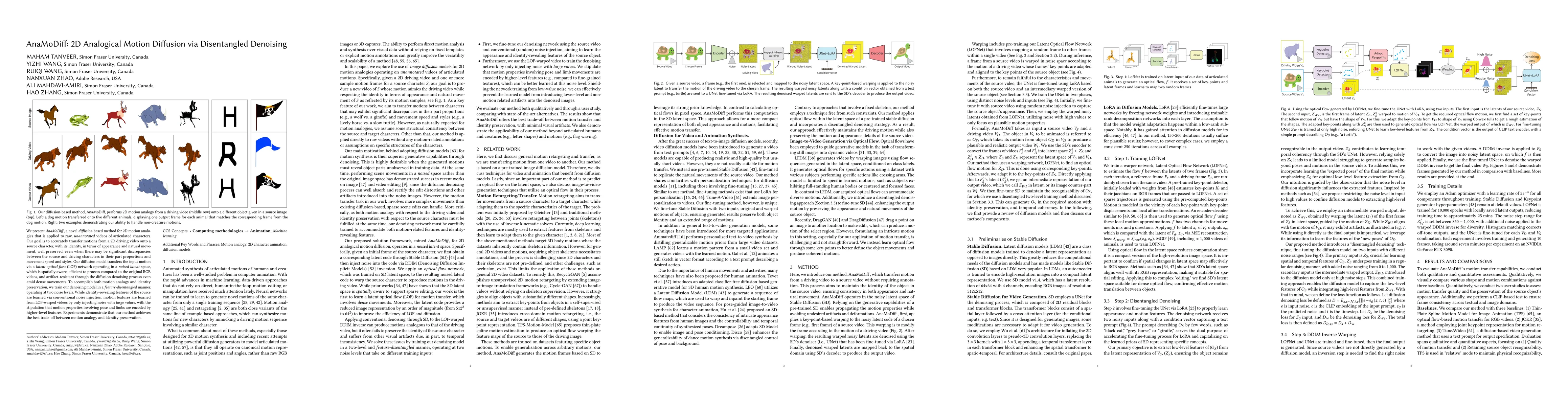 Thumbnail for AnaMoDiff: 2D Analogical Motion Diffusion via Disentangled Denoising
