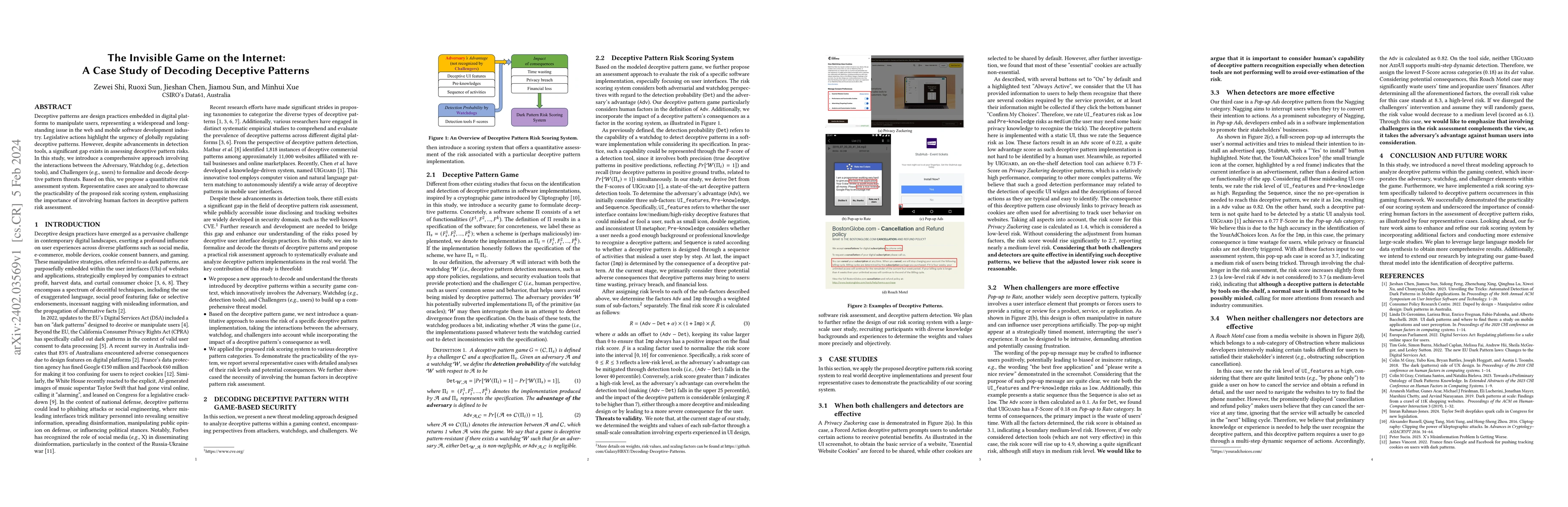 Thumbnail for The Invisible Game on the Internet: A Case Study of Decoding Deceptive
  Patterns