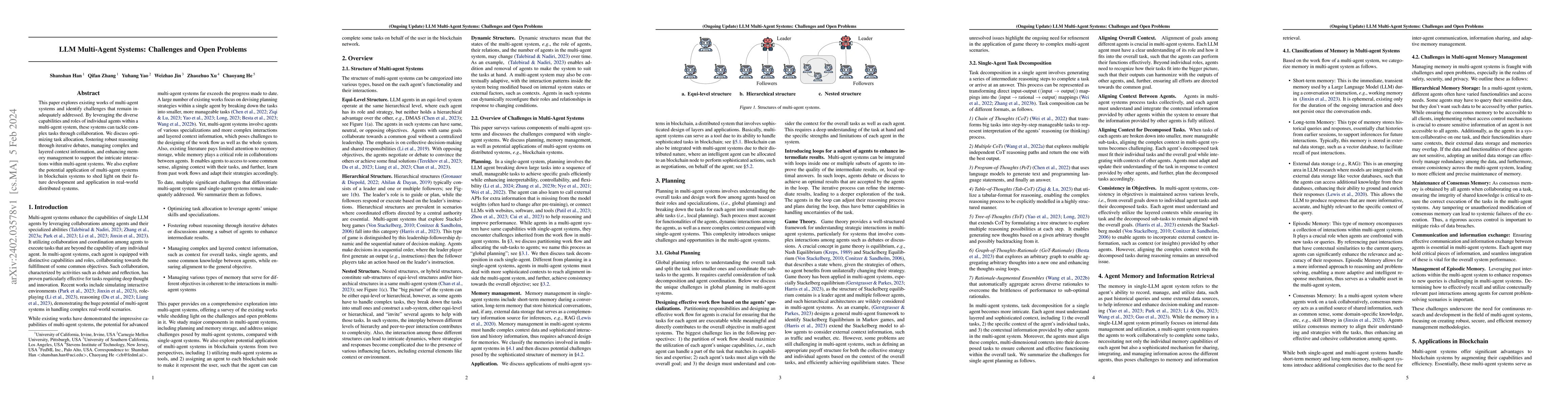 Thumbnail for LLM Multi-Agent Systems: Challenges and Open Problems