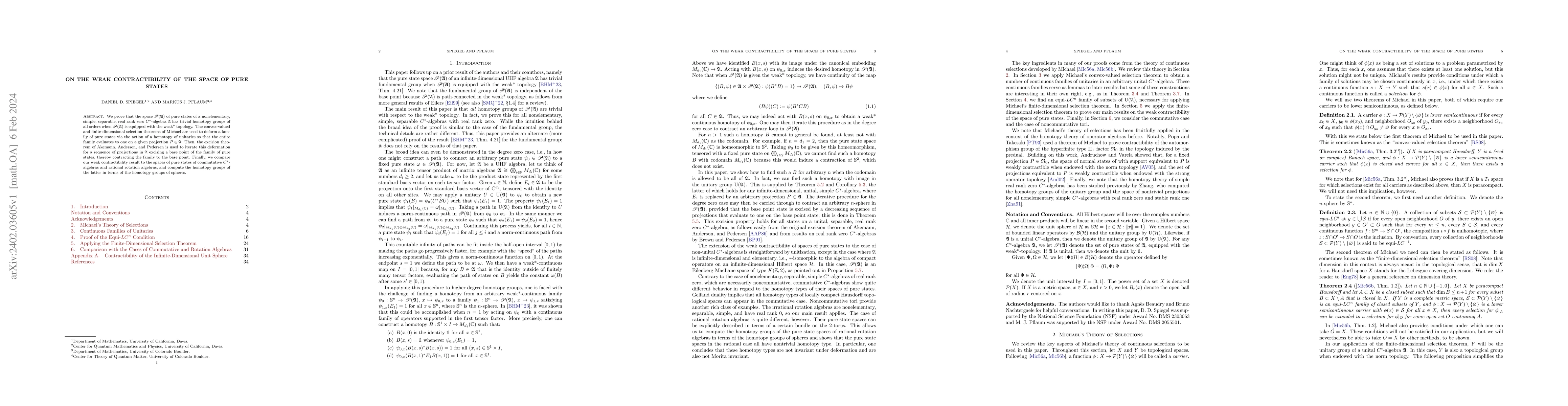 Thumbnail for On the Weak Contractibility of the Space of Pure States
