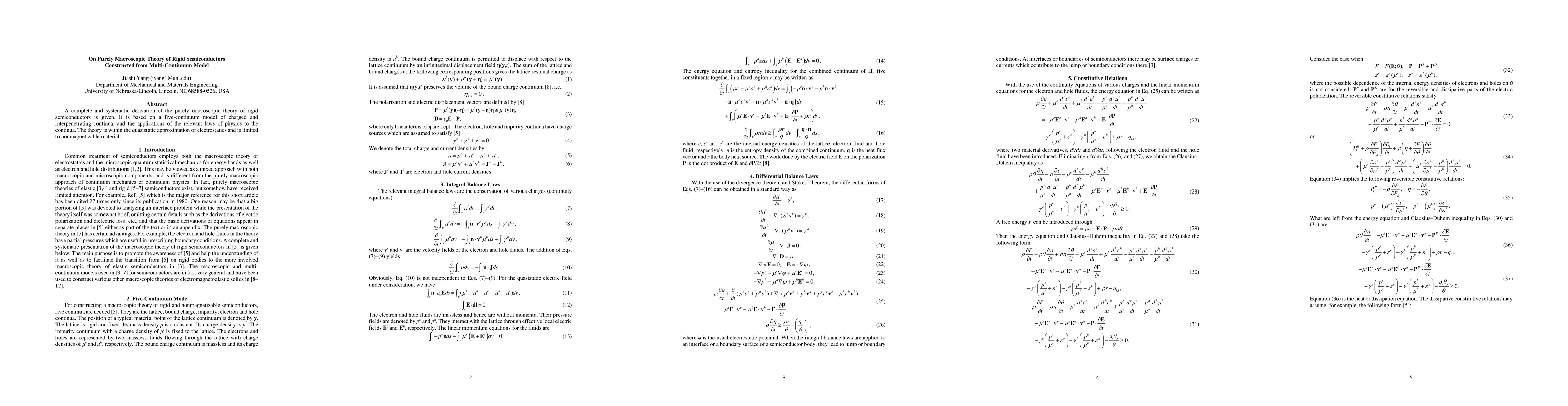 Thumbnail for On Purely Macroscopic Theory of Rigid Semiconductors Constructed from
  Multi-Continuum Model