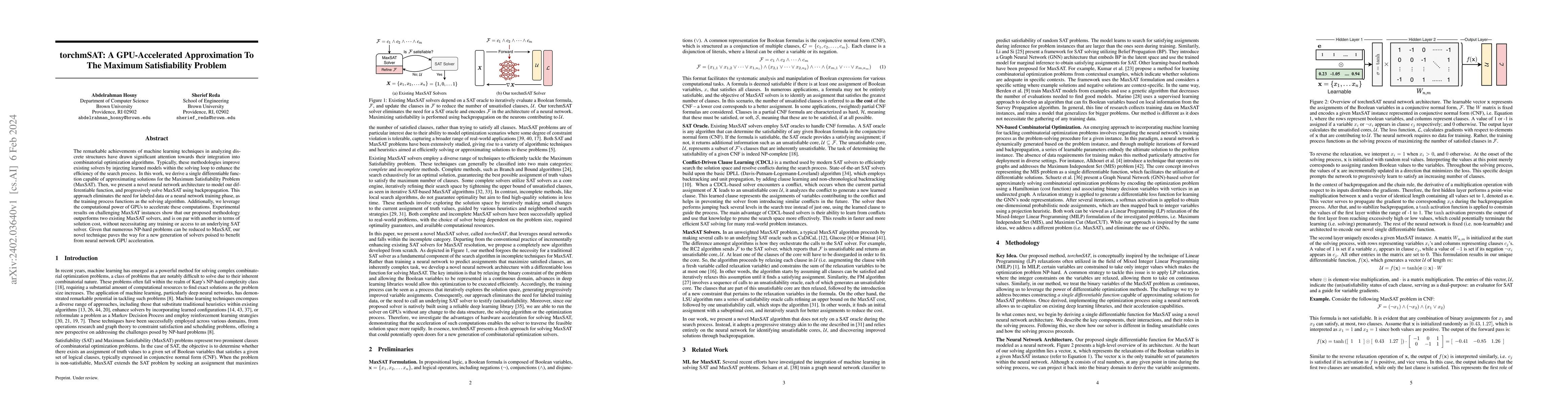 Thumbnail for torchmSAT: A GPU-Accelerated Approximation To The Maximum Satisfiability
  Problem