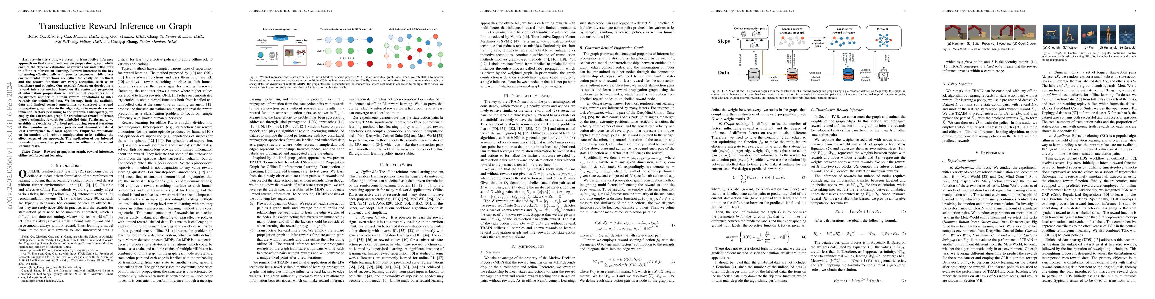 Thumbnail for Transductive Reward Inference on Graph