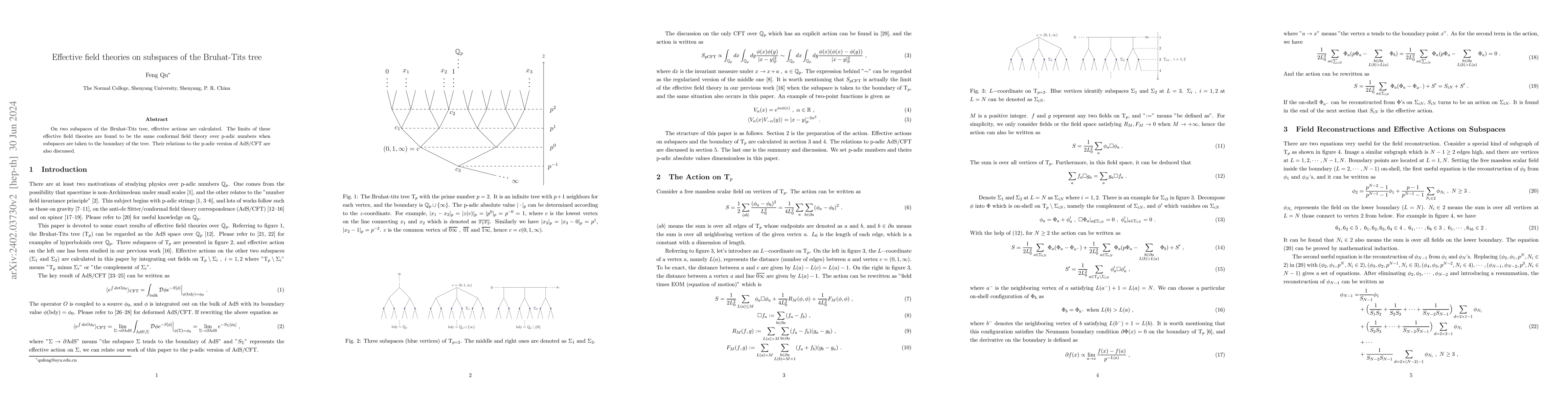 Thumbnail for Effective field theories on subspaces of the Bruhat-Tits tree