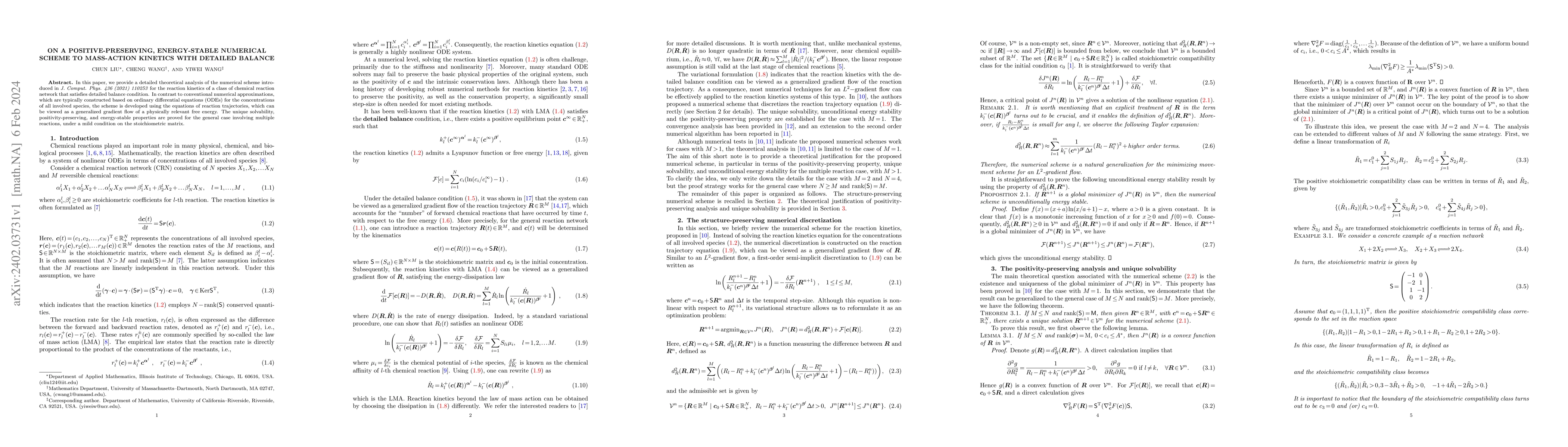 Thumbnail for On a positive-preserving, energy-stable numerical scheme to mass-action
  kinetics with detailed balance