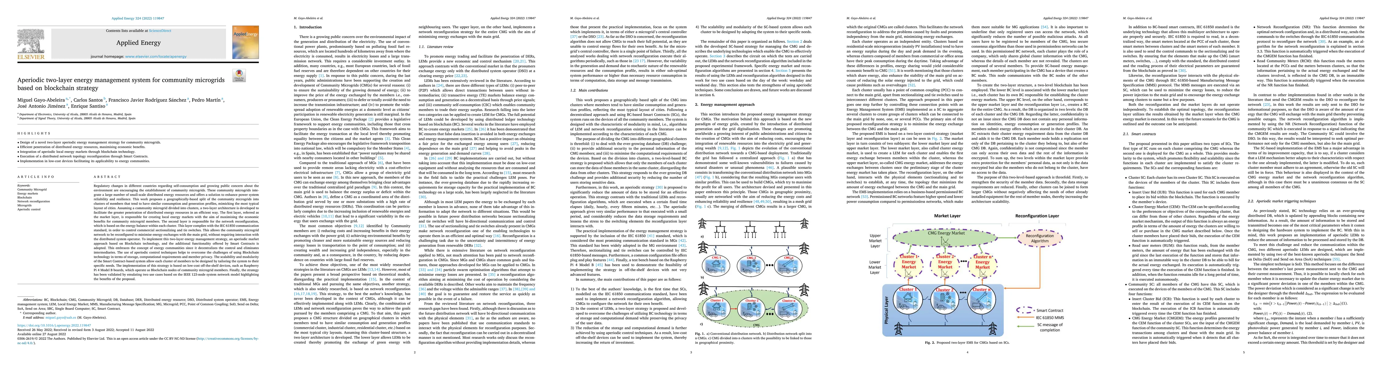 Thumbnail for Aperiodic two-layer energy management system for community microgrids
  based on blockchain strategy