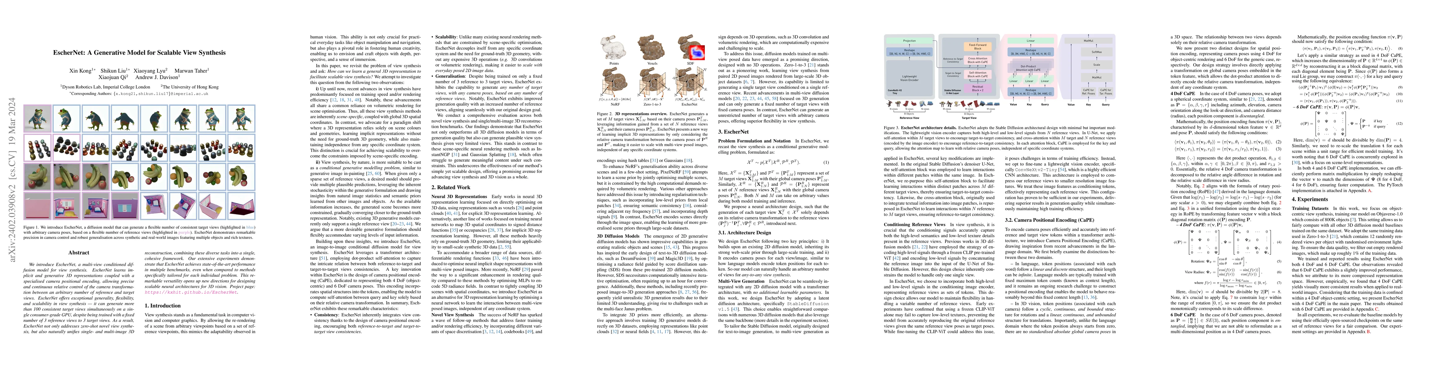 Thumbnail for EscherNet: A Generative Model for Scalable View Synthesis