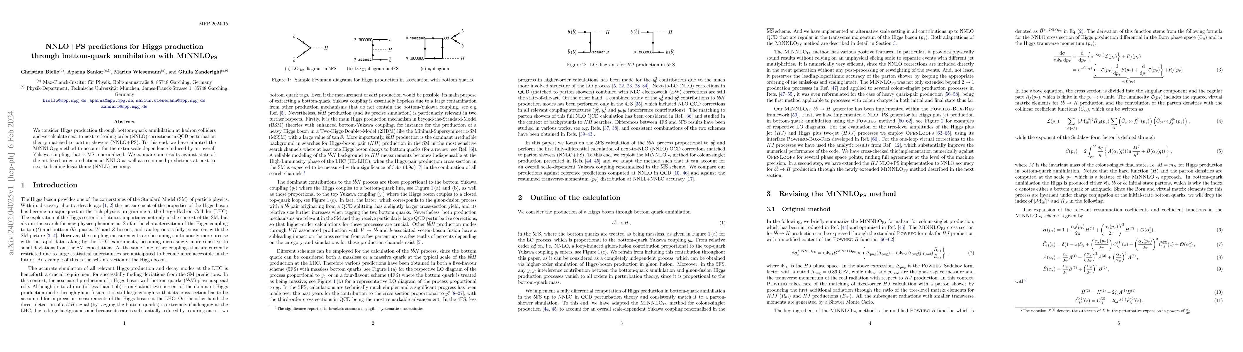 Thumbnail for NNLO+PS predictions for Higgs production through bottom-quark
  annihilation with MINNLO$_{\text{PS}}$