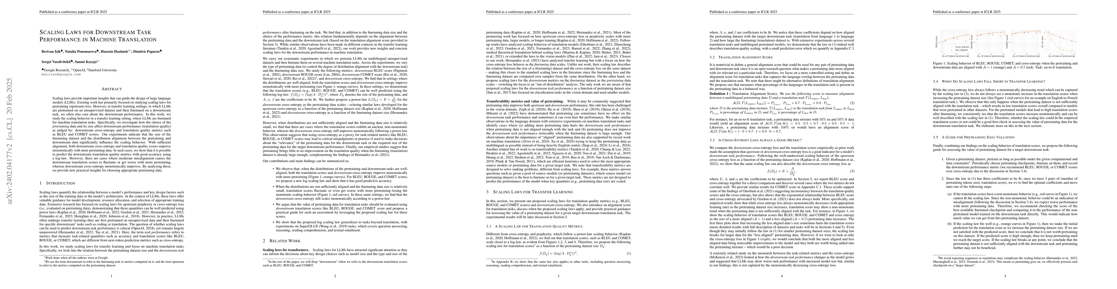 Thumbnail for Scaling Laws for Downstream Task Performance of Large Language Models