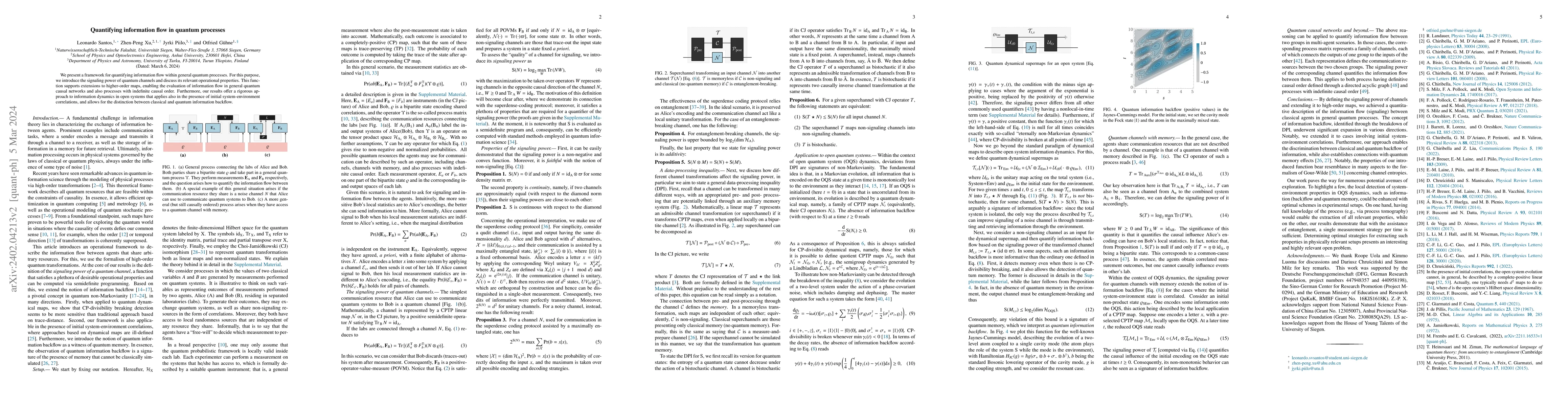 Thumbnail for Quantifying information flow in quantum processes