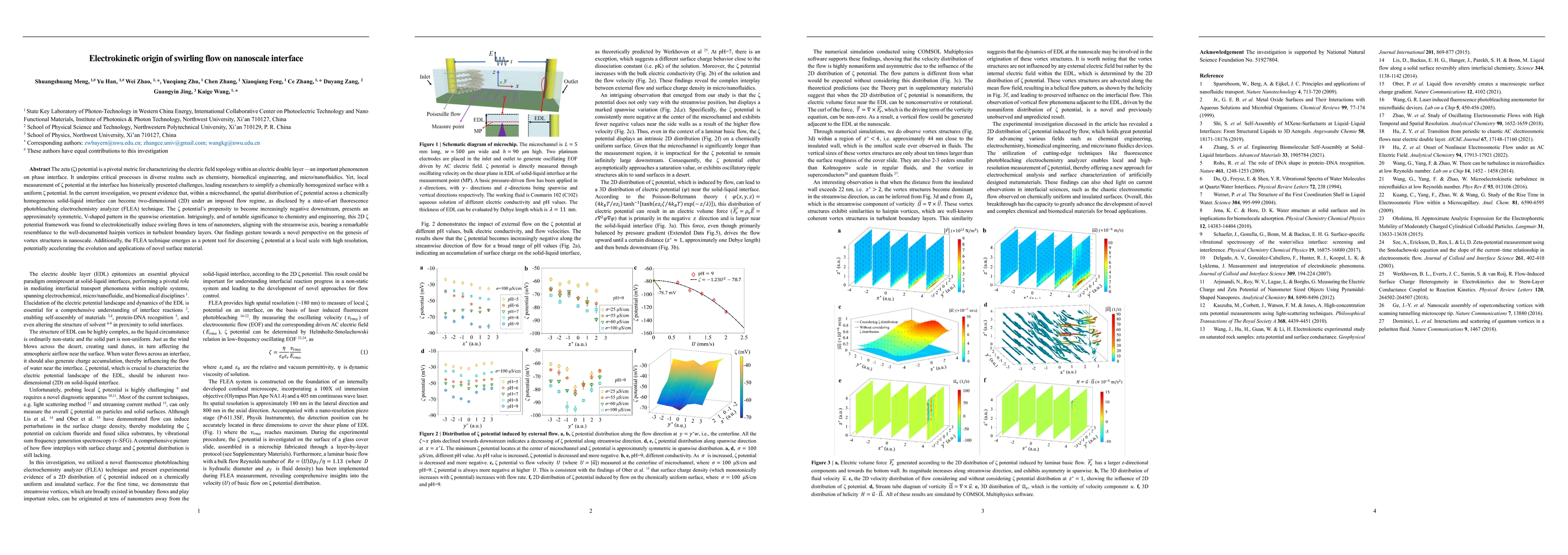 Thumbnail for Electrokinetic origin of swirling flow on nanoscale interface