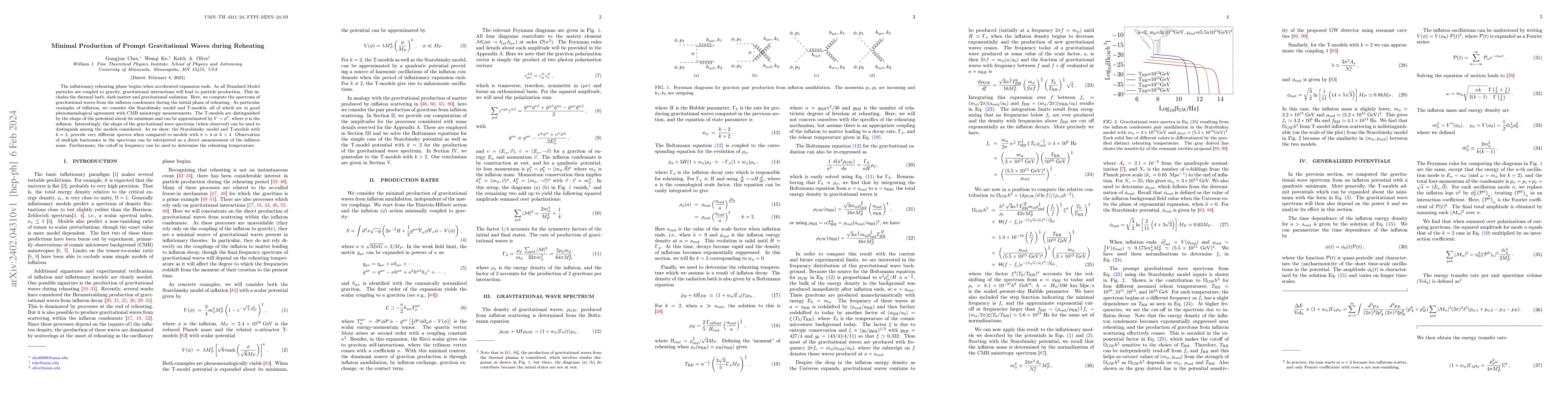 Thumbnail for Minimal Production of Prompt Gravitational Waves during Reheating