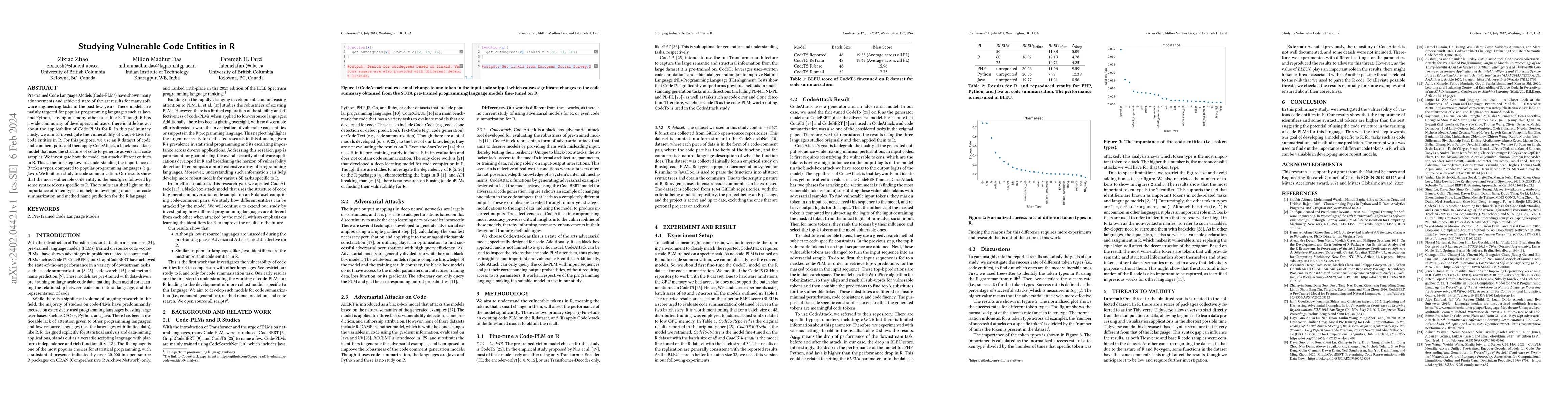 Thumbnail for Studying Vulnerable Code Entities in R