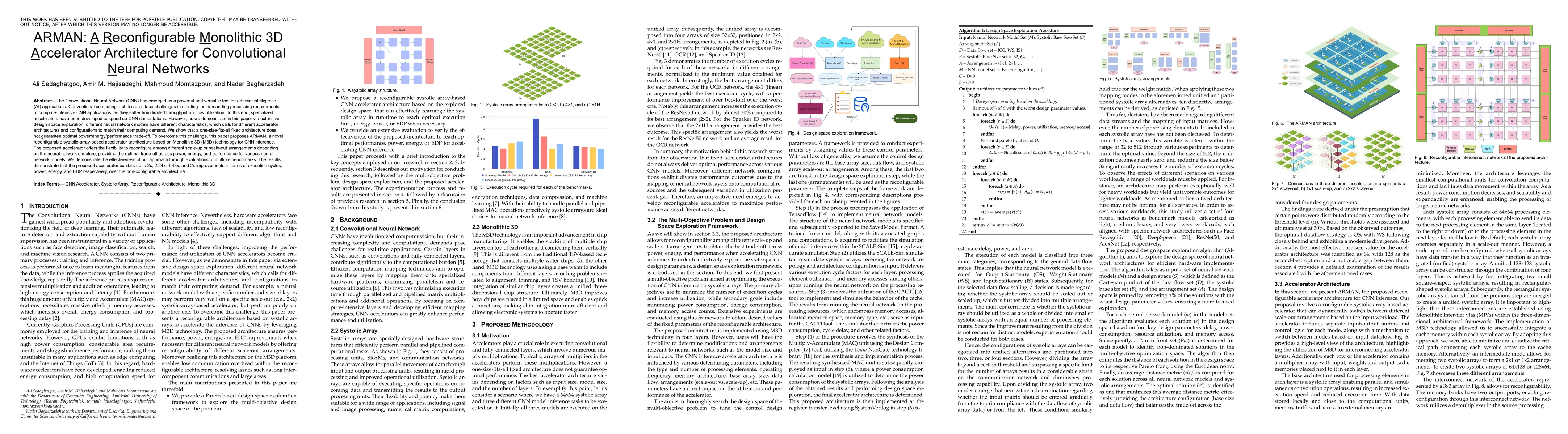 Thumbnail for ARMAN: A Reconfigurable Monolithic 3D Accelerator Architecture for
  Convolutional Neural Networks