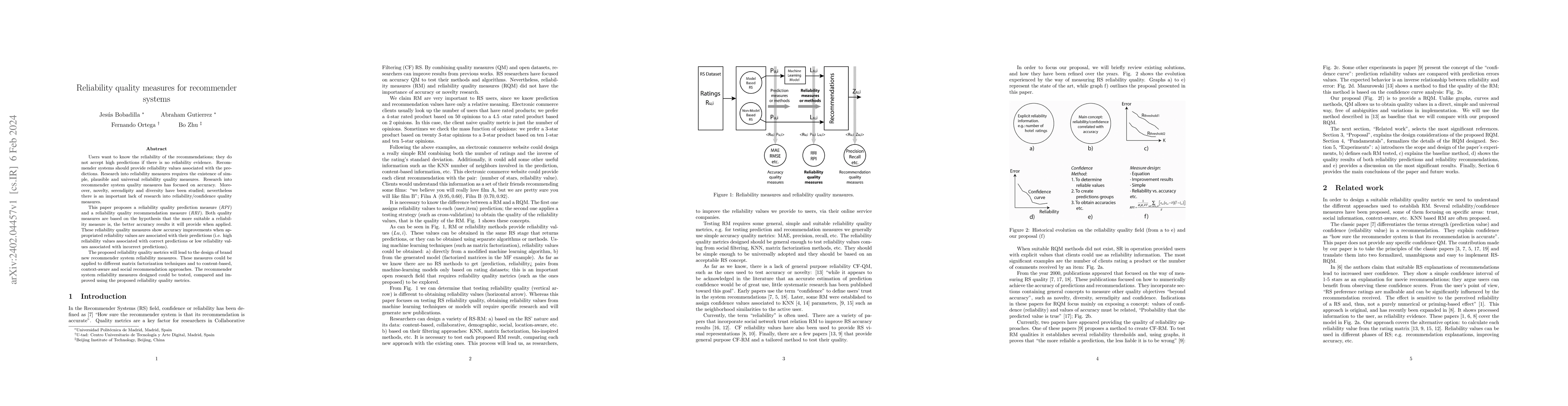 Thumbnail for Reliability quality measures for recommender systems