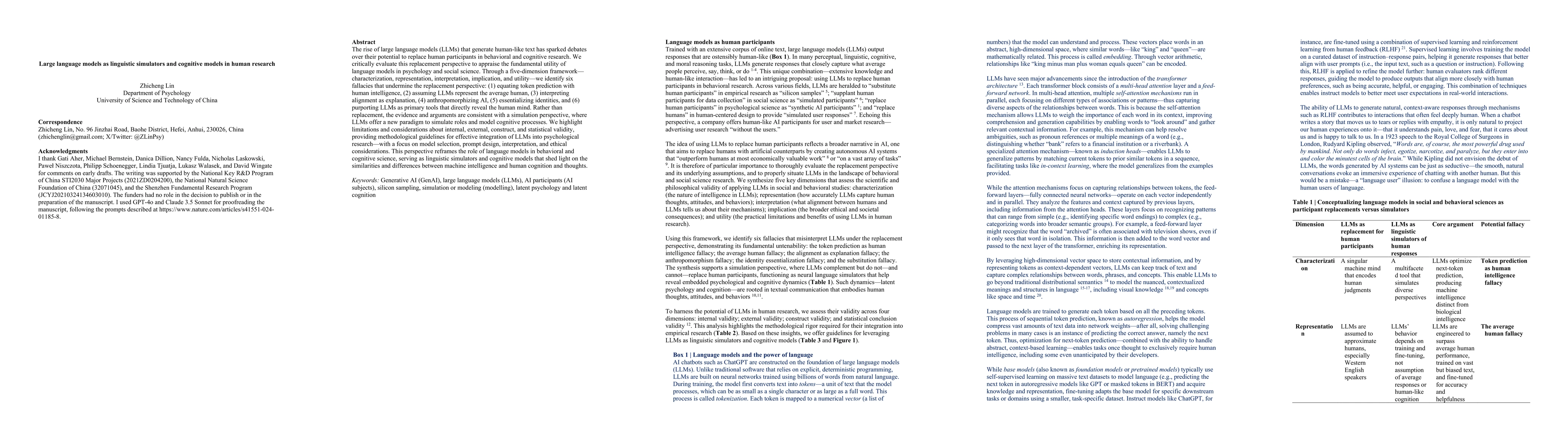 Thumbnail for Large language models as probes into latent psychology