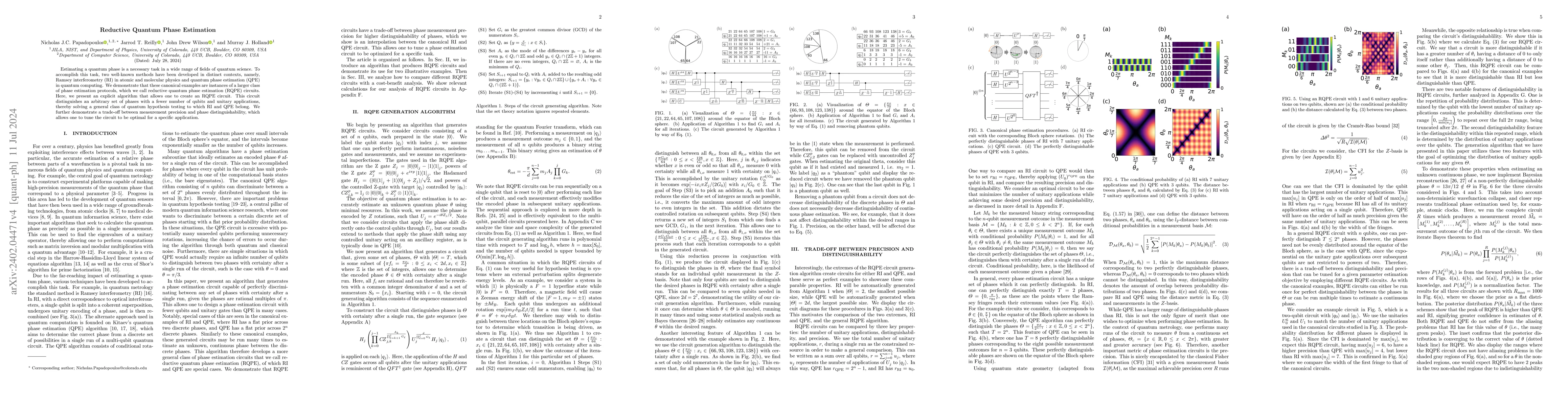 Thumbnail for Reductive Quantum Phase Estimation