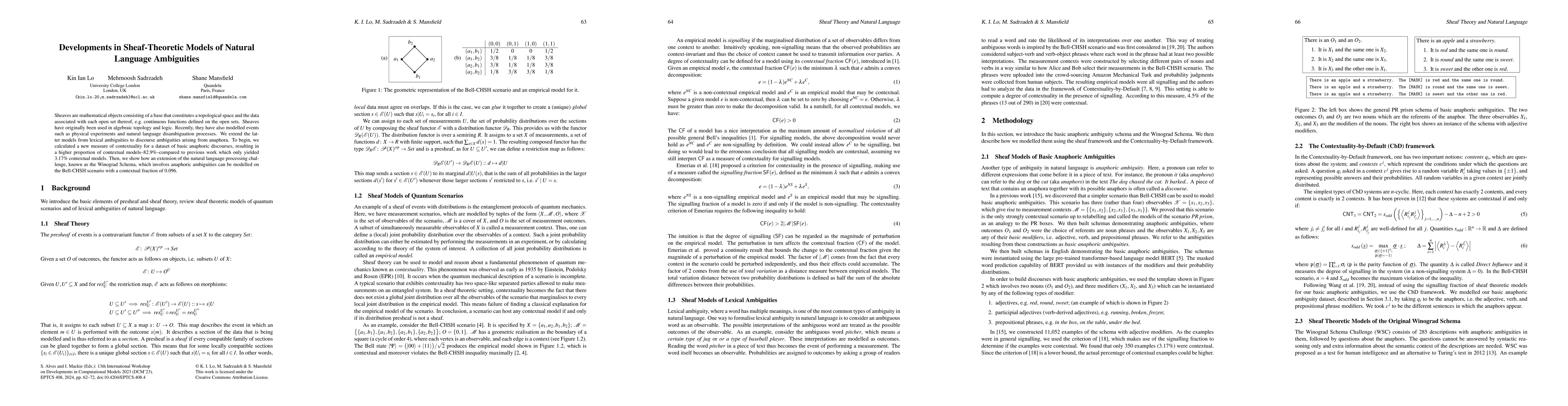 Thumbnail for Developments in Sheaf-Theoretic Models of Natural Language Ambiguities