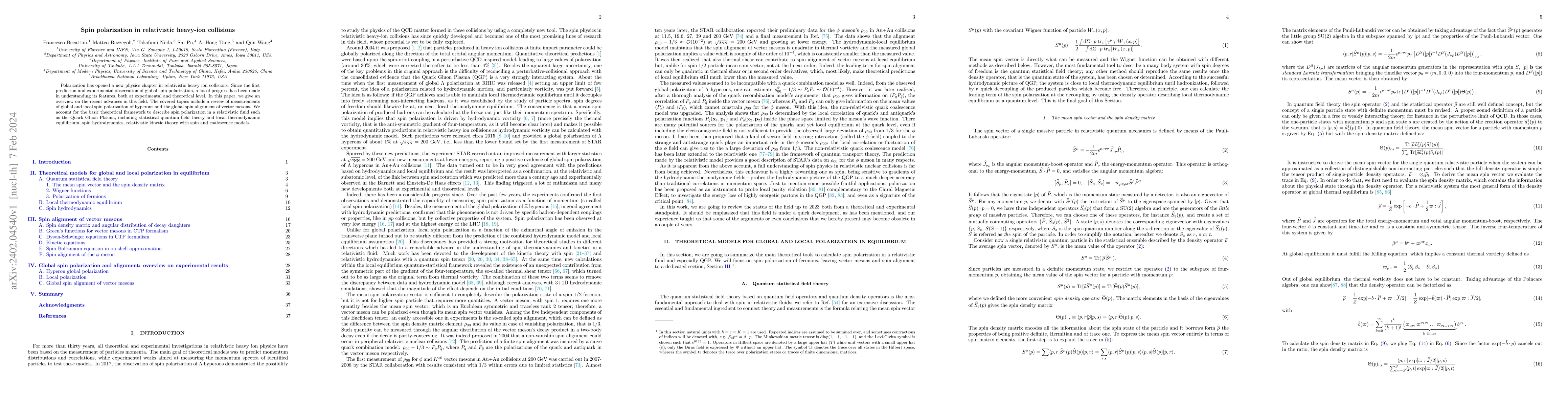 Thumbnail for Spin polarization in relativistic heavy-ion collisions