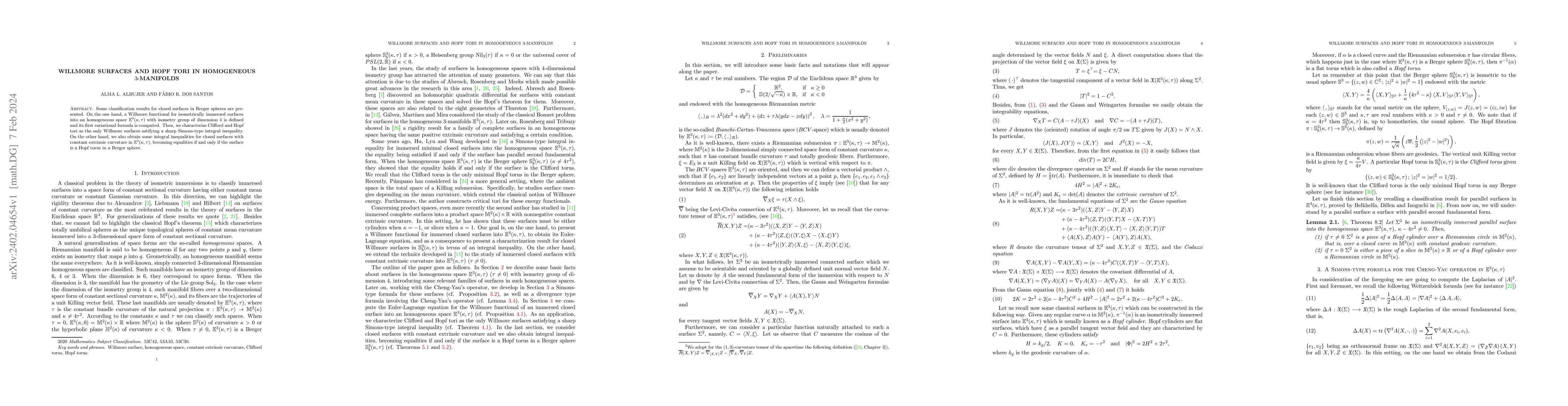 Thumbnail for Willmore surfaces and Hopf tori in homogeneous 3-manifolds