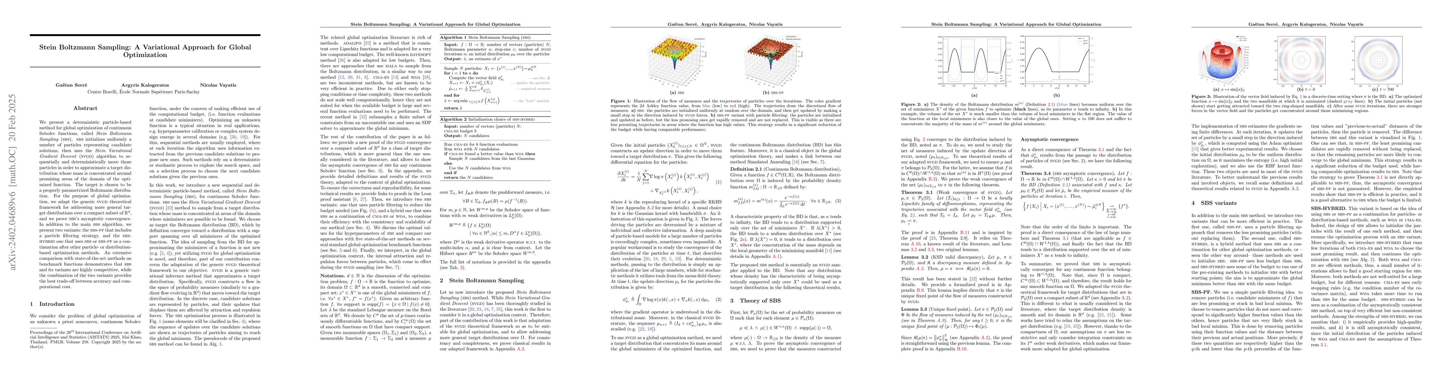 Thumbnail for Stein Boltzmann Sampling: A Variational Approach for Global Optimization