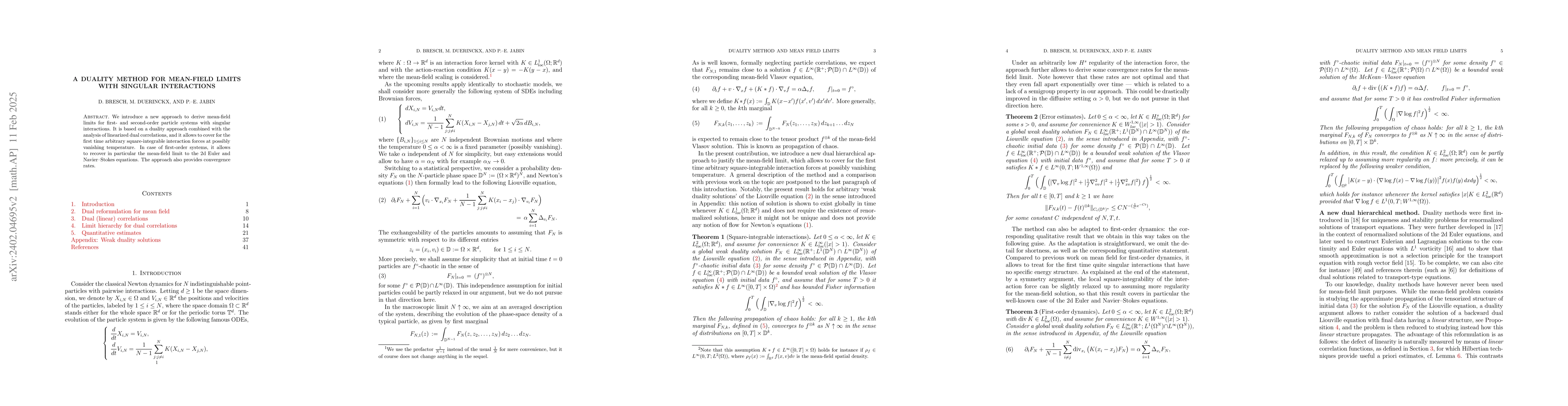 Thumbnail for A duality method for mean-field limits with singular interactions