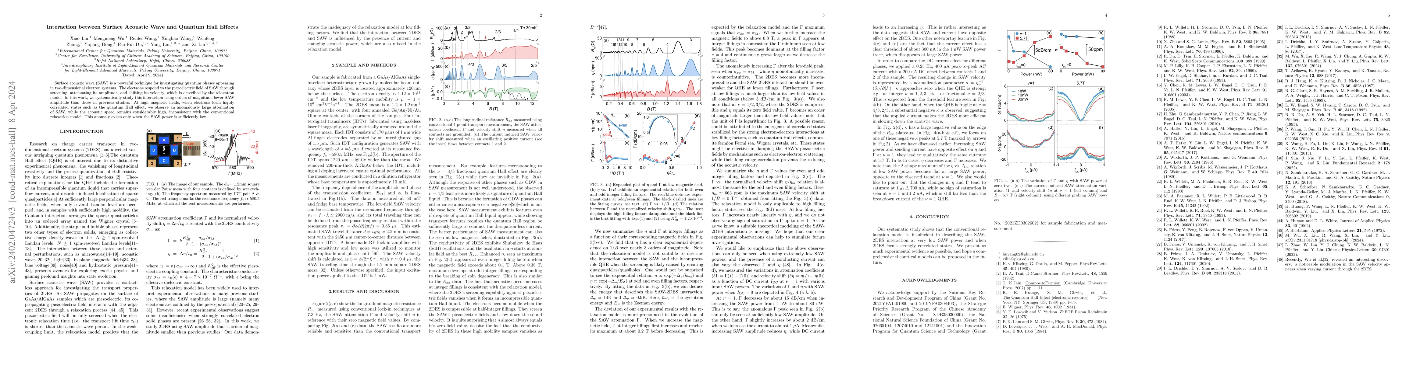 Thumbnail for Interaction between Surface Acoustic Wave and Quantum Hall Effects
