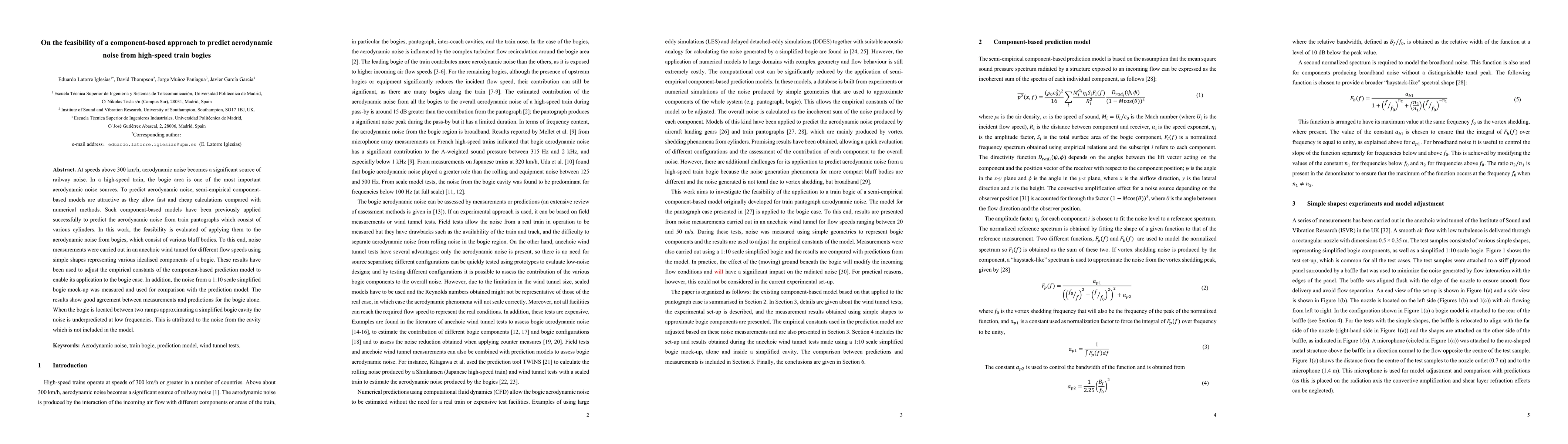 Thumbnail for On the feasibility of a component-based approach to predict aerodynamic
  noise from high-speed train bogies