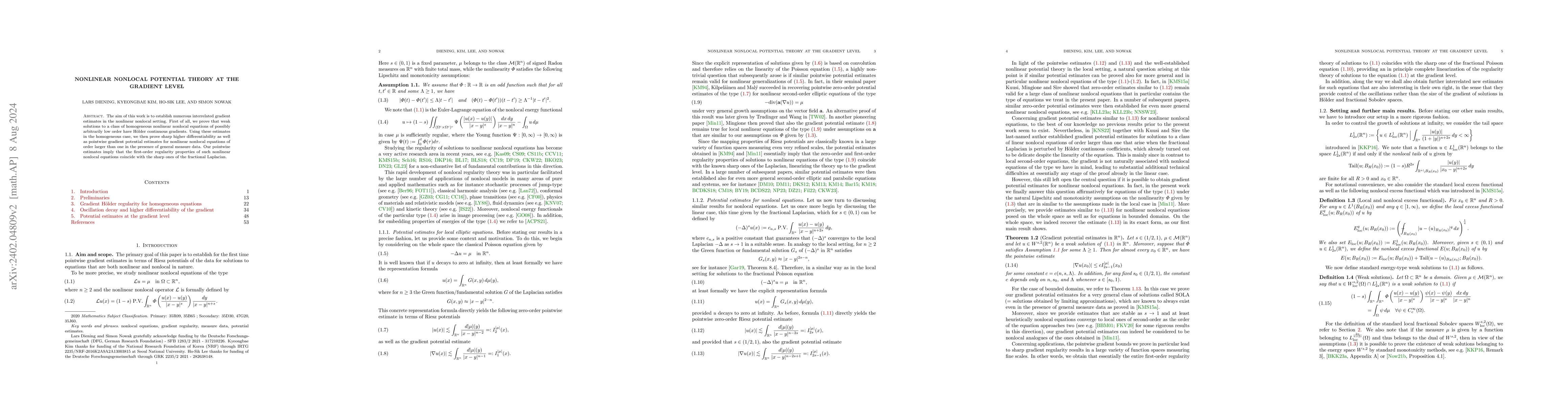 Thumbnail for Nonlinear nonlocal potential theory at the gradient level