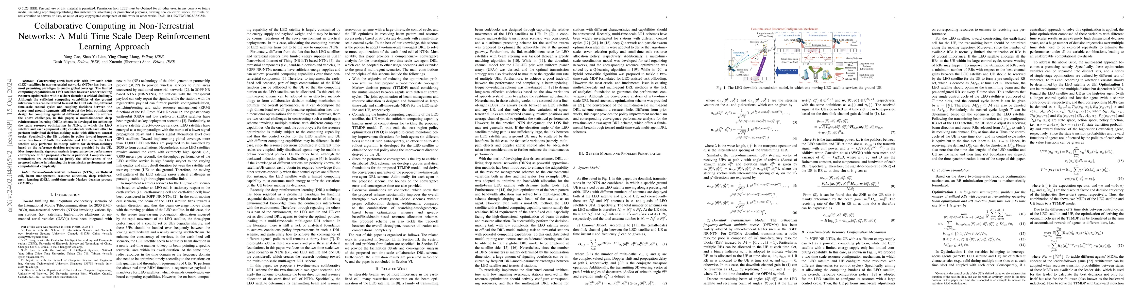 Thumbnail for Collaborative Computing in Non-Terrestrial Networks: A Multi-Time-Scale
  Deep Reinforcement Learning Approach