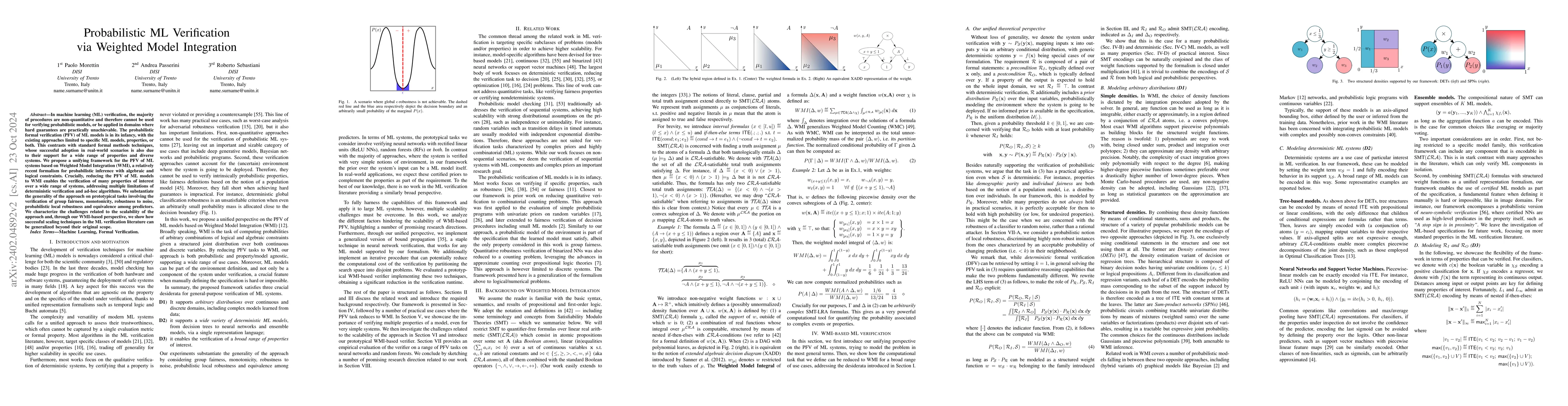 Thumbnail for A Unified Framework for Probabilistic Verification of AI Systems via
  Weighted Model Integration