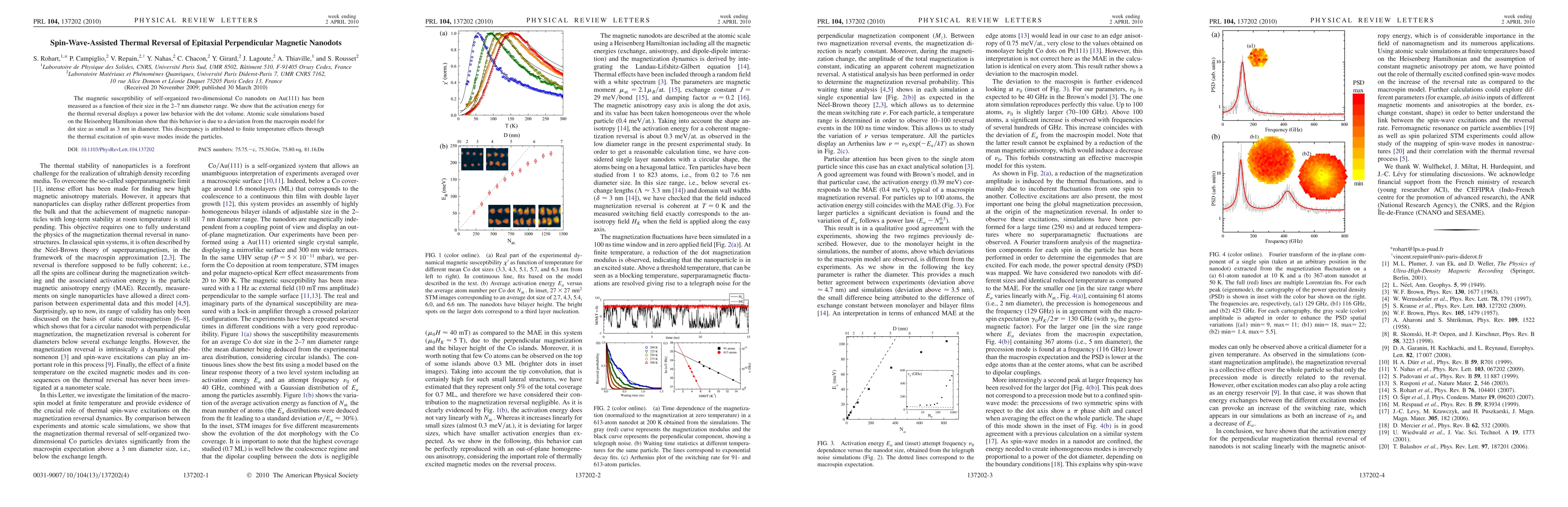 Thumbnail for Spin-Wave-Assisted Thermal Reversal of Epitaxial Perpendicular Magnetic
  Nanodots