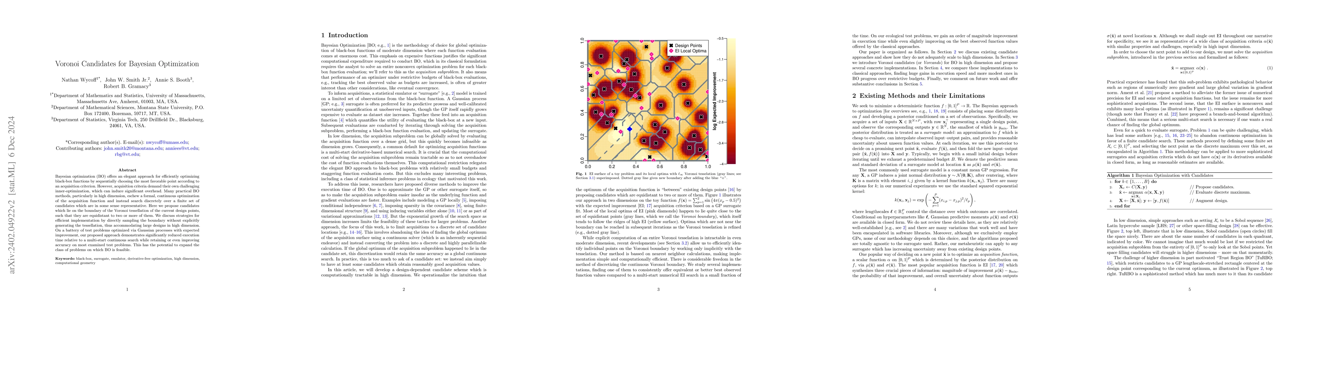 Thumbnail for Voronoi Candidates for Bayesian Optimization