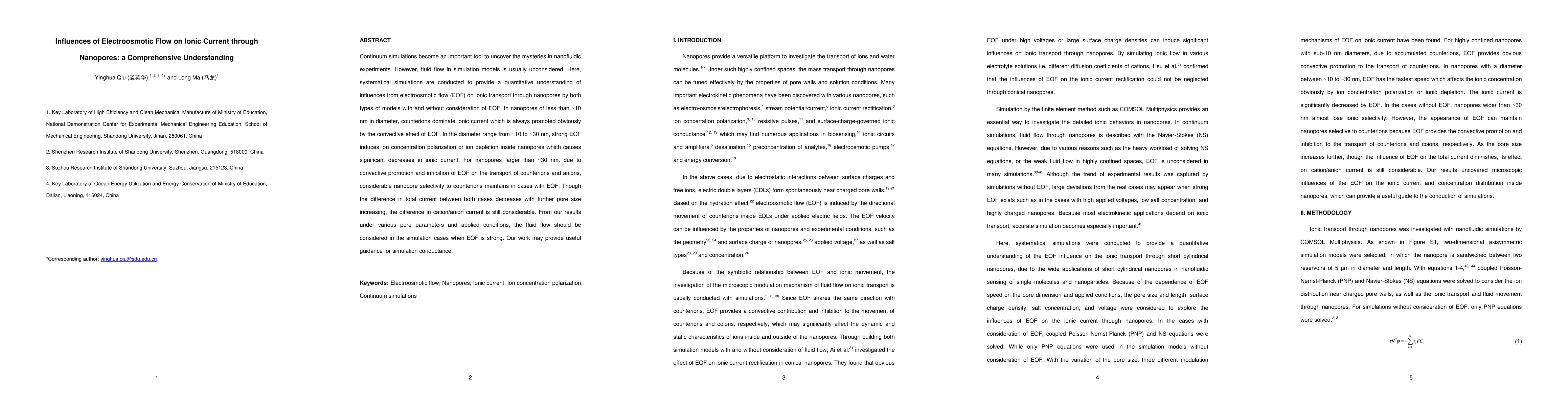Thumbnail for Influences of Electroosmotic Flow on Ionic Current through Nanopores: a
  Comprehensive Understanding