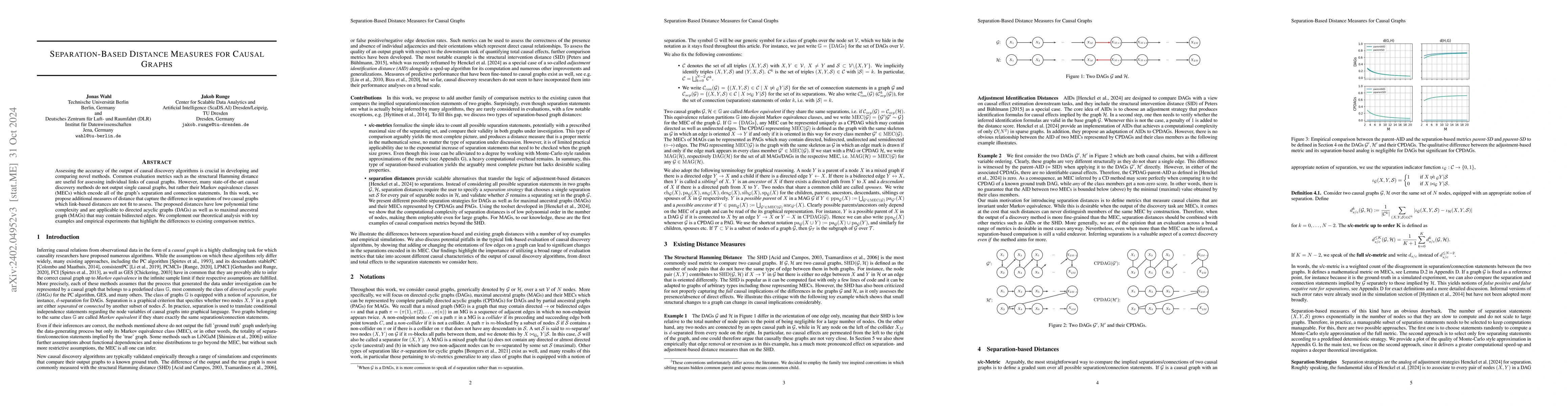 Thumbnail for Metrics on Markov Equivalence Classes for Evaluating Causal Discovery
  Algorithms