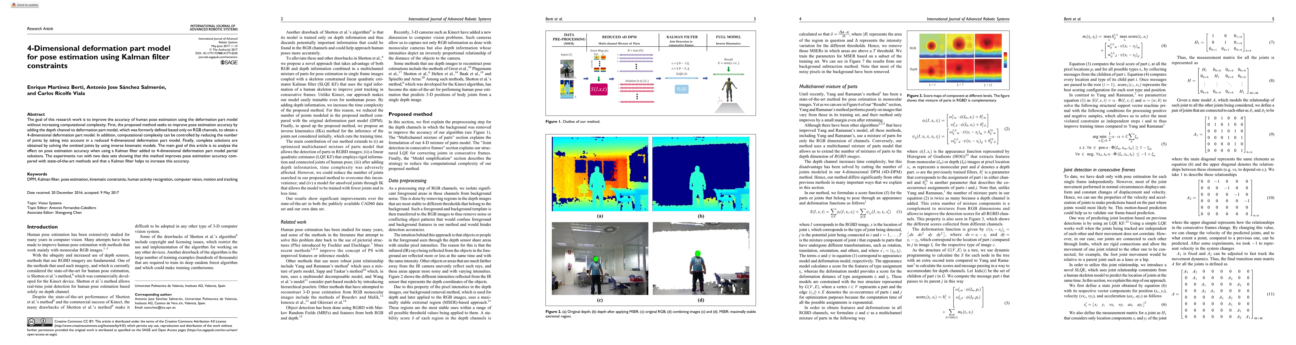Thumbnail for 4-Dimensional deformation part model for pose estimation using Kalman
  filter constraints