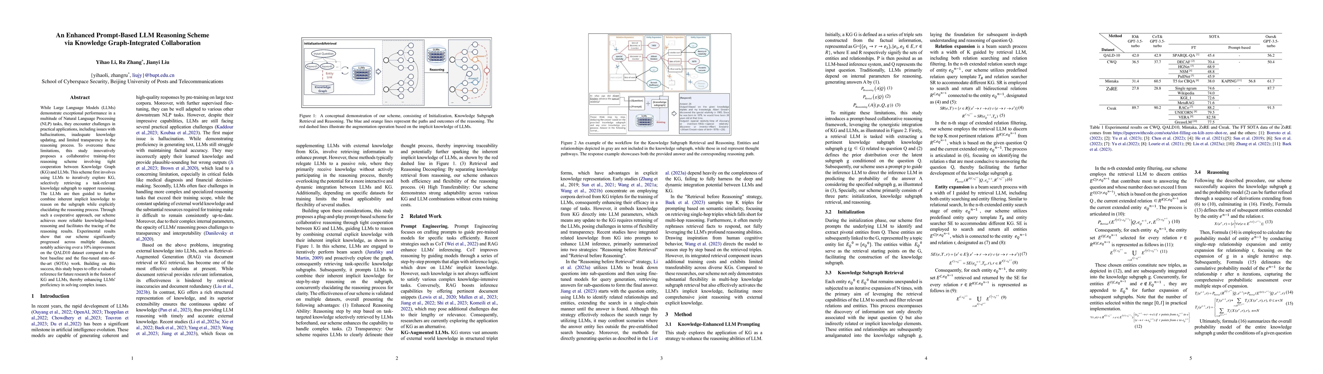 Thumbnail for An Enhanced Prompt-Based LLM Reasoning Scheme via Knowledge
  Graph-Integrated Collaboration
